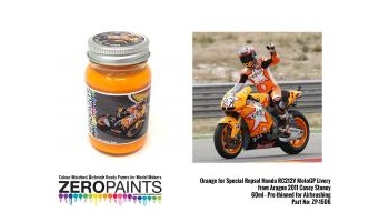 Orange for Special Repsol Honda RC212V MotoGP Livery from Aragon 2011 Casey Stoney Paint 60ml - Zero Paints