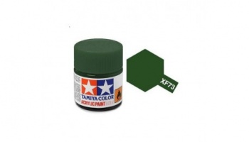 XF-73  Dark Green Acrylic Paint Mini XF73 - Tamiya