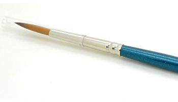 Synthetic round brush with brown tip - kulatý syntetický štětec (velikost 0) - Italeri