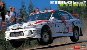 Mitsubishi Lancer Evolution IV 1997 Finland Rally Winner 1/24 - Hasegawa