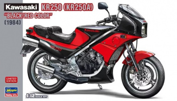 SLEVA 250,-Kč 28% DISCOUNT - Kawasaki KR250 (KR250A) "Black/Red Color" 1/12 - Hasegawa
