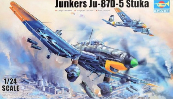 SLEVA 335,-Kč 15% DISCOUNT - Junkers Ju-87D-5 Stuka 1/24 - Trumpeter