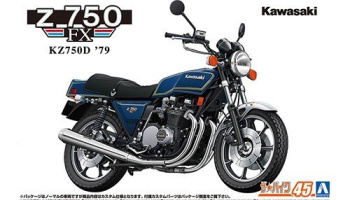 Kawasaki KZ750D Z750FX '79 Custom 1/12 - Aoshima