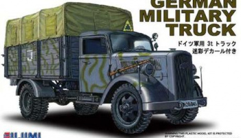 SLEVA 120,-Kč  32% DISCOUNT - German military truck camouflage with decal 1:72 - Fujimi