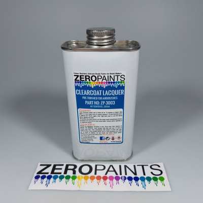 Clear Coat Lacquer 250ml (Pre-Thinned) - Zero Paints
