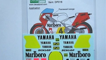 Yamaha YZR500 Marlboro #4 K.Roberts WGP83 - Decalpool