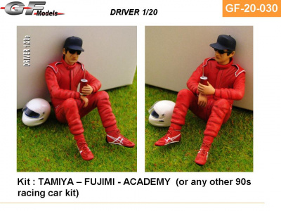 Driver Figure Panis, Alesi - GF Models