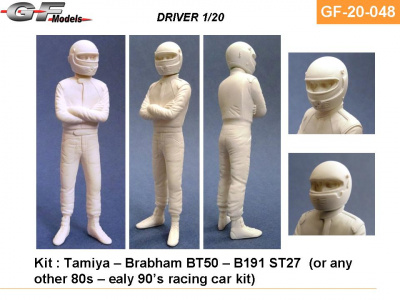 Driver Figure Piquet 1/20 - GF Models