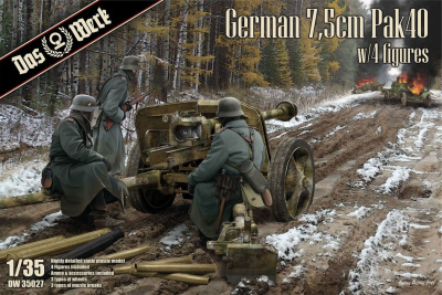 German 7,5cm Pak40 w/4 figures - Das Werk 1/35 - Das Werk