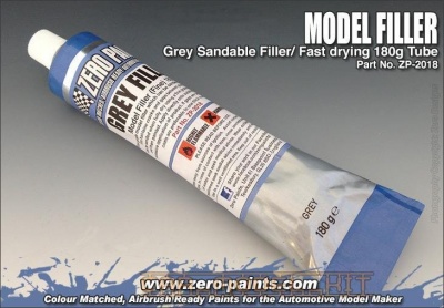 Grey Model Filler/Putty (Fine) 180g - Zero Paints