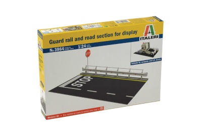 GUARD RAIL and ROAD SECTION FOR DISPLAY (1:24) - Italeri