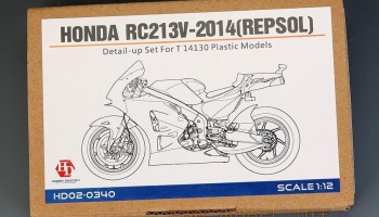 Honda RC213V-2014 (Repsol) Detail-UP Set For T 14130 Plastic Models - Hobby Design