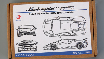 Lamborghini Huracan Detail Up set for Aoshima 56004 - Hobby Design