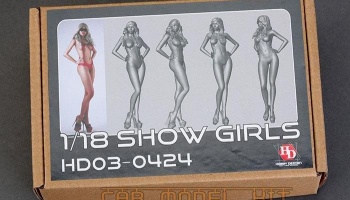 SLEVA 20% DISCOUNT- Show Girls 1/18 - Hobby Design