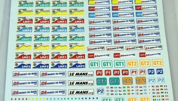 Plates 24 Heures LeMans 2007, 2008, 2009, 2010 - COLORADODECAL