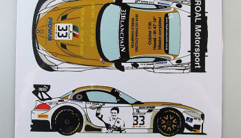 BMW Z4 GT3 #33 BSS Zolder Roal Motorsport 2014 - Racing Decals 43