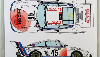 Porsche 935 K2  #45 Ricoh LM 1978 - Racing Decals 43