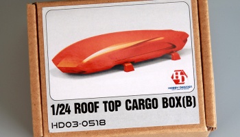 Rooftop Cargo Box B (Resin+Decals) - Hobby Design