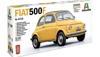 Model Kit auto 4715 - FIAT 500 F 1968 upgraded edition (1:12) - Italeri