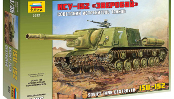 SLEVA  20% DISCOUNT - Model Kit military - ISU-152 Soviet Tank Destroyer (1:35) – Zvezda