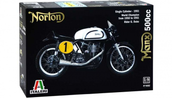 NORTON MANX 500cc 1951 (1:9) Model Kit 4602 - Italeri