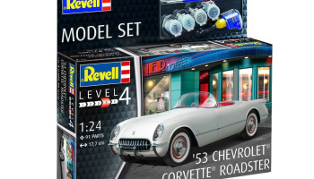 ModelSet auto 67718 - '53 Chevrolet® Corvette® Roadster (1:24) - Revell