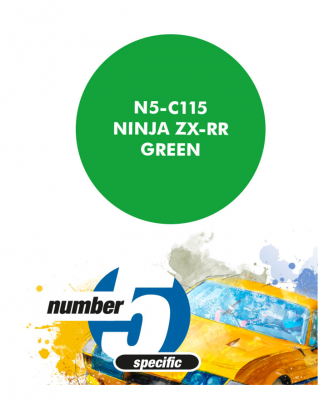 Ninja ZX-RR Green  Paint for Airbrush 30 ml - Number 5