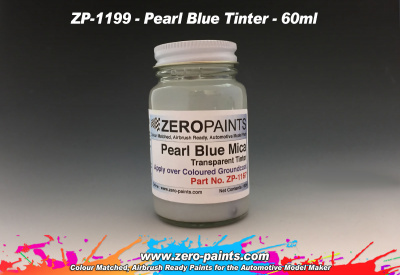 Pearl Blue Mica Transparent Tinter - Zero Paints