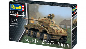 Sd.Kfz. 234/2 Puma (1:76) Plastic Model Kit 03288 - Revell