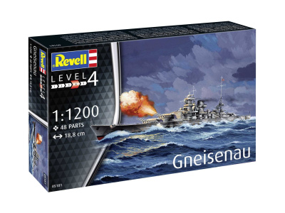 Plastic ModelKit loď 05181 - Gneisenau (1:1200) - Revell