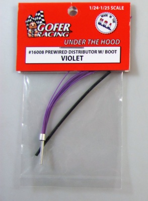 Prewired Distributor W/Boot Violet - Gofer Racing