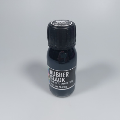 Rubber Black Paint (Similar to TS82) 60ml - Zero Paints