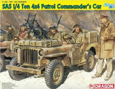 SAS 1/4-TON 4X4 PATROL COMMANDER'S CAR (1:35) - Dragon