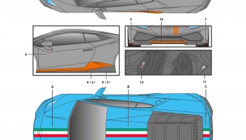 Lamborghini Huracan Dress up Decal - SKDecal