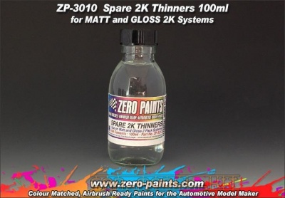 Spare 2K Thinners (100ml) - Zero Paints
