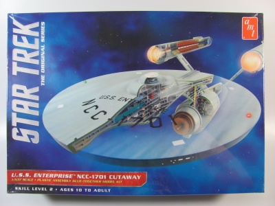 Star Trek USS Enterprise NCC1701 Cutaway - AMT