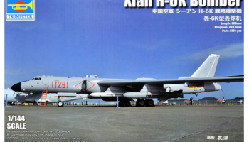 SLEVA  20% DISCOUNT - Xian H-6K Strategic Bomber 1:144 - Trumpeter