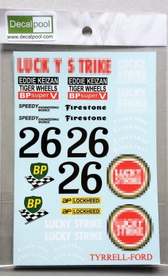 Tyrrell 004 Lucky Strike Blignault Racing 73 - Decalpool