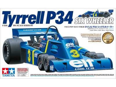 Tyrrell P34 w/Photo-Etched Parts 1/12 - Tamiya