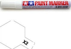 X-2 White Paint Marker - Tamiya