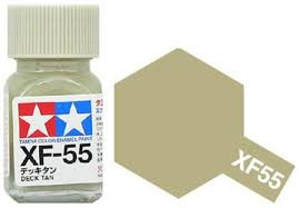 XF-55 Deck Tan Enamel Paint XF55 - Tamiya