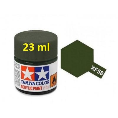 XF-58 Olive Green Acrylic Paint 23ml XF58 - Tamiya