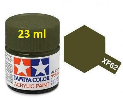 XF-62 Olive Drab Acrylic Paint 23ml XF62 - Tamiya
