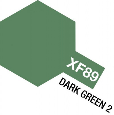 XF-89 Dark Green 2 Acrylic Paint Mini XF89 - Tamiya