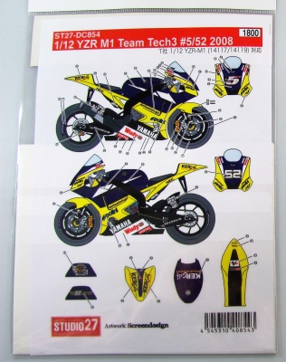 Yamaha YZR M1 Team Tech3 2008 Moto GP - Studio27