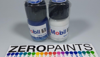 Ford Sierra Cosworth 4X4 Rally Mobil 1 Blue/White 2x30ml - Zero Paints