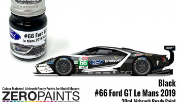 #66 Ford GT Le Mans Black Paint 30ml - Zero Paints