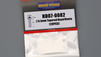 Tapered Head Rivets 0.5mm - Hobby Design