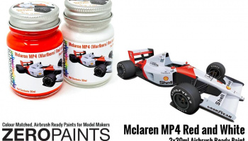 Mclaren MP4 (Marlboro) Red and White Paint Set 2x30ml - Zero Paints