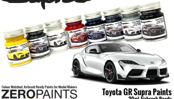 Toyota GR Supra Silver Metallic Paint 30ml - Zero Paints